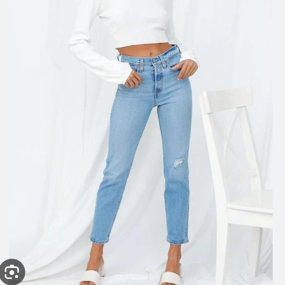 Levi’s Wedgie Straight Leg Jeans TANGO BLUE